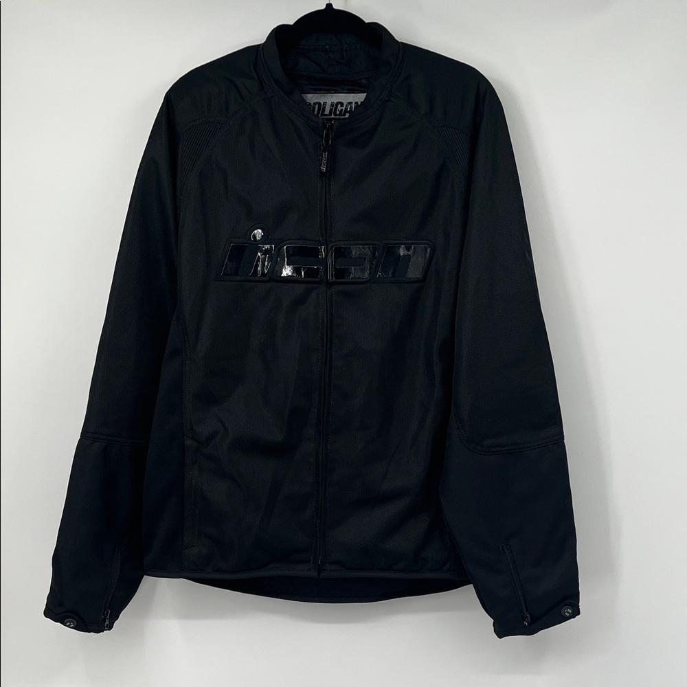 ICON Hooligan 2 Stealth Men's Black Performance Riding Jacket 2XL